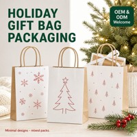 Sacs en carton blanc personnalisés avec poignée en corde, sacs cadeaux de Noël avec impression dorée en feuille d'or, vente en gros directe d'usine