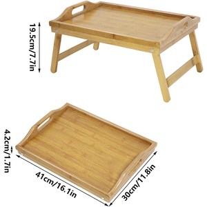 <span class=keywords><strong>Plateau</strong></span> de service en bambou naturel de haute qualité pour <span class=keywords><strong>lit</strong></span>, <span class=keywords><strong>plateau</strong></span> de petit-déjeuner avec pieds pliables pour canapé-<span class=keywords><strong>lit</strong></span> - Product Image 2