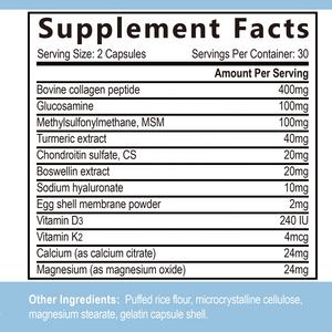 แคปซูลแคปซูลยาลูโคซามีนคอนดรอยตินในแคปซูลคอลลาเจนขมิ้น boswellin หนึ่ง MSM - Product Image 5