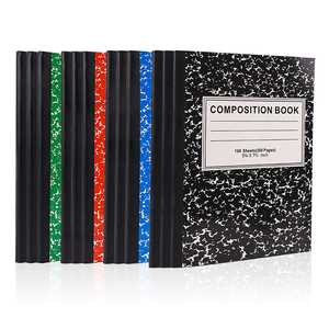 Quaderni di composizione per esercizi per la scuola Diari di scrittura dello studente a righe in marmo quaderni di marmo di carta B5 dimensioni 200 pagine - Product Image 2
