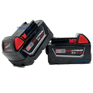 Disponible, prêt à être expédié, nouveau kit combiné sans fil Milw 18V avec batterie lithium-ion <span class=keywords><strong>5Ah</strong></span>, perceuse-<span class=keywords><strong>visseuse</strong></span>, clé à chocs, meuleuse, ensemble d'outils Waukeess - Product Image 5