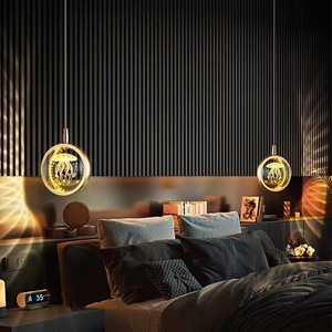 โคมไฟระย้าคริสตัลสุดหรูทันสมัยสำหรับห้องนอน โคมไฟติดผนังศิลปะสร้างสรรค์ส่วนบุคคล โคมไฟระย้าแบบใหม่ - Product Image 3