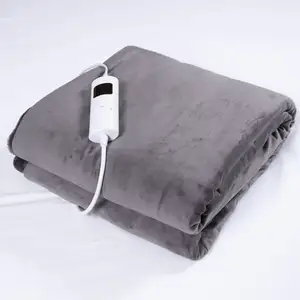 Polyester High Quality Heated Throw Blanket heated blanket electric with CE certificate