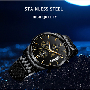 Reloj POEDAGAR 814, Nuevo Reloj de Pulsera de Cuarzo de Lujo para Hombre, Reloj Deportivo Luminoso con Fecha para Hombre - Product Image 6