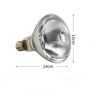 하이 퀄리티 방수 석영 유리 두꺼운 리넨 돼지 사육 램프 150w 200w 250w 275w 적외선 가금류 난방 램프 - Product Image 4