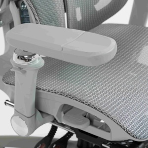 Sedia da Ufficio Ergonomica in Rete con Schienale Alto, Poggiatesta Regolabile e Rotazione a 360° per Casa e Ufficio - Product Image 3