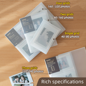 OEM/ODM 40 80 160 320 pochettes Polaroid <span class=keywords><strong>Mini</strong></span> <span class=keywords><strong>livre</strong></span> <span class=keywords><strong>de</strong></span> cartes <span class=keywords><strong>photo</strong></span> avec boîte Pages intérieures transparentes Album <span class=keywords><strong>photo</strong></span> 3 pouces - Product Image 4