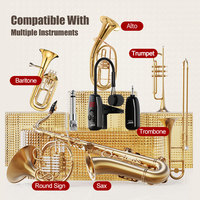 Microphone d'instrument sans fil professionnel UHF pour saxophone trompette sax récepteur sans fil émetteur prise de portée 50M