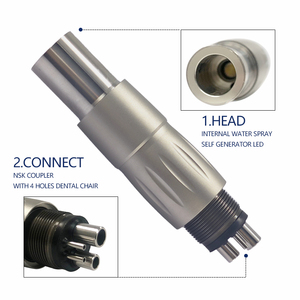 CP-NCL4 치과 고속 공기 터빈 핸드피스 퀵 커플러 퀵 커플링 LED N 타입 4 홀 예비 부품 - Product Image 2