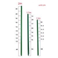 Poteau de clôture en Y en acier peint vert de 6 pieds, poteau de clôture en Y en acier américain