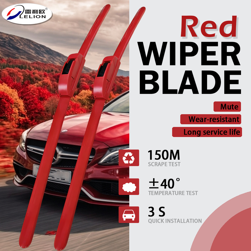 LELION Car Front Windscreen Auto Red