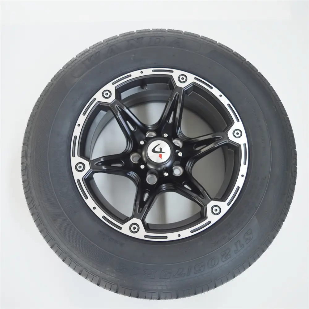 ST205/75R15 15 ''ホイール4オン4.5ボルト北米トレーラータイヤ卸売価格