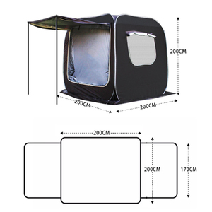 Vente chaude <span class=keywords><strong>Camping</strong></span> Tente Arrière Auvent Sauvage Tente Extension D'extrémité De Voiture Libre À Construire Tente Extérieure À Ouverture Rapide - Product Image 6
