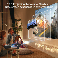 Proyector de Pantalla Táctil Yinzam A3, Nativo 1080p, 300 ANSI, Android Smart, Interactivo, LED, Wifi6, para Cine en Casa