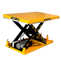 Plataforma Elevadora Hidráulica Personalizada, Tipo Tijera Fija, Eléctrica, Pequeña, 1000 kg