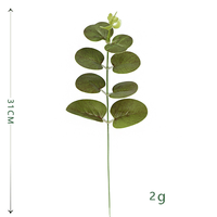 Accessoires de mariage Arrangement de fleurs artificielles Eucalyptus Verdure Plante verte à feuilles persistantes Mariage en soie Eucalyptus artificiel