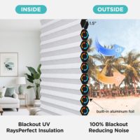 Persianas de ventana inalámbricas inferiores superiores Cortinas celulares de panal opacas para ventanas interiores Sin taladro Sin herramientas Instalación incorporada