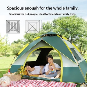 Carpa de Camping para 2-3-4 Personas, Totalmente Automática, de Apertura Rápida, Resistente al Sol, Venta al por Mayor - Product Image 3