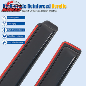 For GMC Terrain 10-17 <b>Window</b> Visors Acrylic In-Channel Rain Wind <b>Shade</b> 4PCS Set - Product Image 4