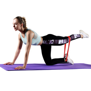 Chuyên nghiệp bán buôn phổ biến tập thể dục ban nhạc tùy chỉnh gói quà tặng trong nhà Pilates Yoga excersice đàn hồi kháng ban nhạc thiết lập - Product Image 5