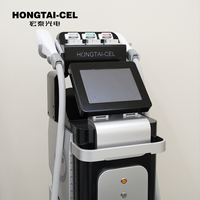 Appareil de rajeunissement photonique à double poignée DPL à lumière cellulaire, machine de qualité professionnelle pour salon, pour l'élimination des taches de rousseur et le traitement anti-âge