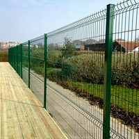 Clôture en grillage métallique 3D galvanisé et recouvert de PVC de haute qualité. Clôture de sécurité anti-rouille, anti-escalade, à profil en V, taille et couleur personnalisées