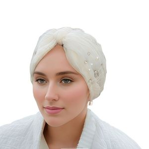 Chapeau foulard musulman en mousseline de soie unie pour femme, doux et élastique, respirant, style islamique arabe - Product Image 5
