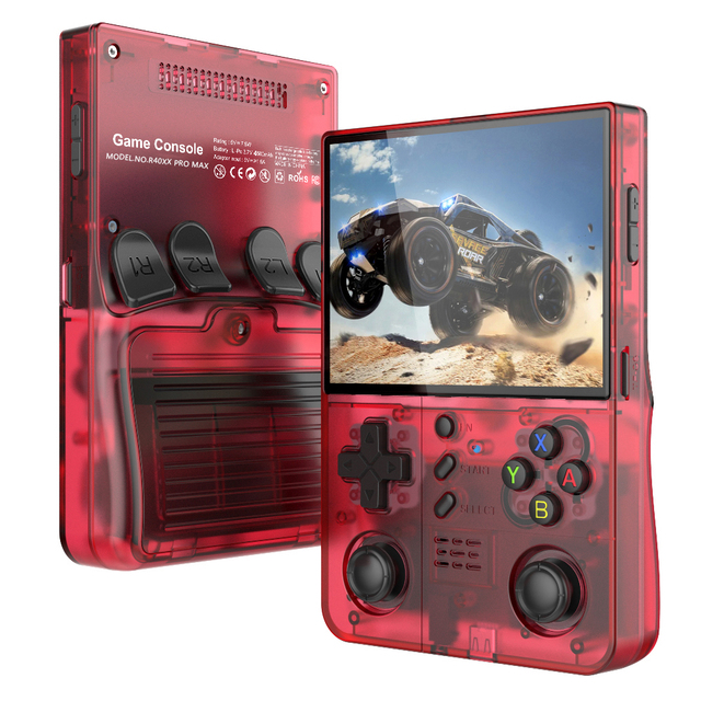 R40XX Pro Max R36S 128G Arkos Handheld Game Console 64GB 20000+ Games Retro Classic Handheld Gaming Player Video Game Consoles