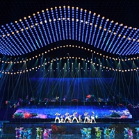 Système d'éclairage sans fil DMX 512 RGBW Football LED Stage Kinetic Ball pour Party Disco Club