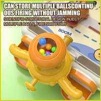 QY Pinball Crocodile Table Marbles Game Penilaian Skor Musik Cahaya Multiplayer Kartun Edukatif Mainan Plastik Pengisian Daya USB AA