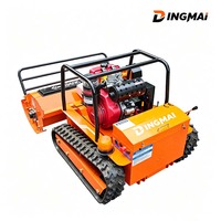 Tondeuse à gazon télécommandée EURO5 EPA au design compact pour petits terrains, tondeuse RC à haute clarté pour terrains accidentés
