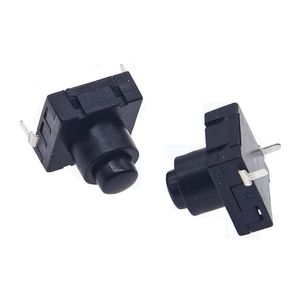 สวิตช์กดแบบสัมผัส DT-1212S ขนาด 12x12x12.5 มม. แบบ 2 ขา ล็อคได้ (เปิด/ปิด) สำหรับไฟฉาย พร้อมฟังก์ชั่นกดแบบกดติดปล่อยดับ - Product Image 2