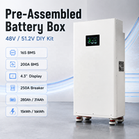 Batterie lithium haute capacité AWT BASEN Lifepo4 51,2 V 230 Ah 300 Ah 314 Ah 11 kWh 10 kWh 15 kWh 16 kWh Lifepo4 48 V pour stockage domestique