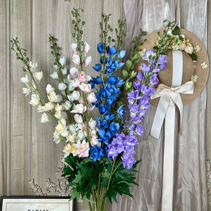 Décoration Florale de Mariage Xiaofeiyan Style Français pour Plafonds Hauts – Fleurs Artificielles Violette Linéaires pour Accessoires Photo et Décoration Intérieure - Product Image 1