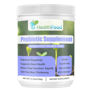 Poudre de supplément prébiotique directement de l'usine avec une teneur totale en matières grasses qui améliore les transit intestinal et équilibre le microbiome intestinal - Product Image 1