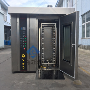 Grands fours de boulangerie 16, 32, 68 plateaux – Four rotatif écoénergétique avec brûleur Baltur italien, usage commercial pour le <span class=keywords><strong>pain</strong></span> et la pâtisserie - Product Image 3