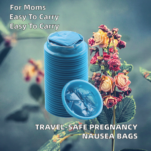 Túi đựng nôn mửa, túi vệ sinh cá nhân, túi đựng nước tiểu di động, chất liệu LDPE, dùng cho du lịch, mang thai và hàng không - Product Image 2