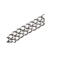 Colliers de dressage pour chiens classiques en fer massif à double chaîne Martingale, vente en gros, origine TW, pour chiens de taille moyenne/grande, toutes saisons