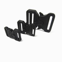Boucles de sangle métalliques robustes à dégagement rapide 20/25/33/38/45mm pour colliers de chien, sangles, sacs et accessoires de bagages DIY