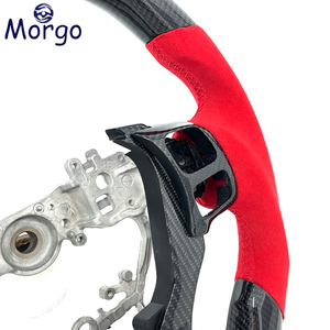 Volante de Fibra de Carbono Rojo para <span class=keywords><strong>Lexus</strong></span> IS 250 350 300 CT200h RC NX <span class=keywords><strong>200T</strong></span> RC F RCF 2014-2024 - Product Image 3