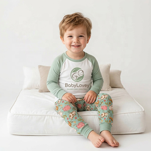 Set Personalizzato Babylovey per Bambini, 100% Fibra di Bambù, Abbigliamento per Uso Quotidiano Prescolare - Product Image 2