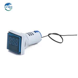 LVBO termometer AD16-22, pengukur suhu presisi 12V 24V 36V 220V tampilan Digital