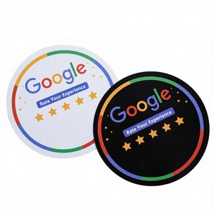 Etiqueta NFC de Google para valorar tu experiencia, toca para reseñar, tarjeta redonda impermeable, 13.56 MHz NFC 213 215 216 - Product Image 3