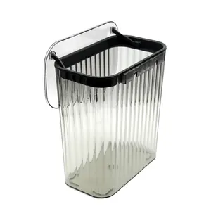 Hot Sale 20L White Plastic Rice Storage Bucket New Design Rectangle Shape Eco-Friendly with Lid for Kitchen Use