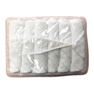 Serviette de toilette jetable en coton 100% personnalisée pour les compagnies aériennes, utilisation à chaud ou à froid - Product Image 1