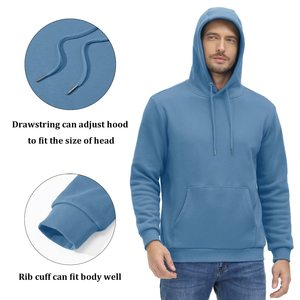 Felpe con <span class=keywords><strong>Cappuccio</strong></span> Invernali da Uomo, Felpe a Maniche Lunghe Casual, Felpe per Fitness e Allenamento - Product Image 2