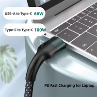 Câble de données tressé écologique PD 100W 5 1 5A entièrement compatible USB Type-C de 1,2 m pour iPhone 16, montres, imprimantes, ordinateurs