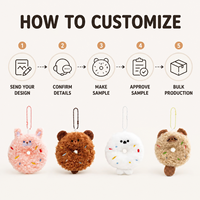 Produsen Gantungan Kunci Boneka Donat Custom Langsung dari Pabrik, OEM ODM untuk Merek Label Pribadi dan Pesanan Grosir
