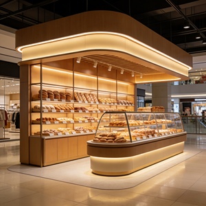 Espositore Personalizzato per Panetteria con Design 3D per Negozio di Pane Artigianale - Product Image 5