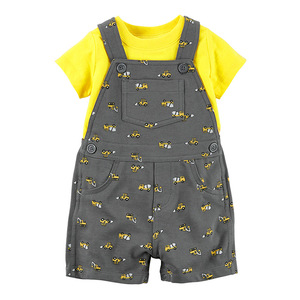 2025 fabbrica Casual <span class=keywords><strong>per</strong></span> <span class=keywords><strong>bambini</strong></span> t-shirt tuta sottile a due pezzi <span class=keywords><strong>per</strong></span> ragazzi ragazze chiusura a bottone <span class=keywords><strong>per</strong></span> 0-3 anni <span class=keywords><strong>per</strong></span> l'estate - Product Image 4